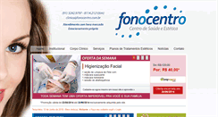 Desktop Screenshot of fonocentro.com.br